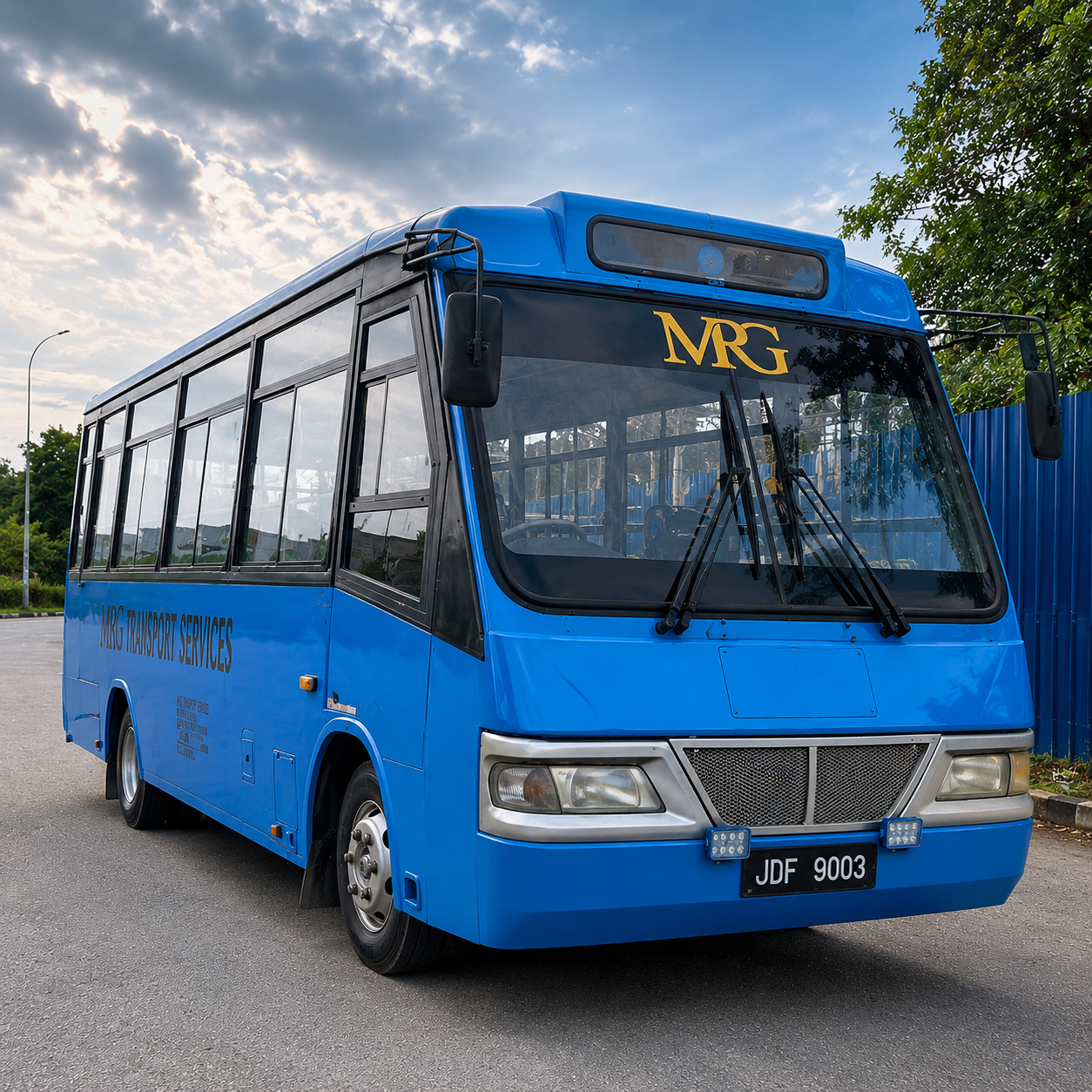 MRG mini bus transportation service