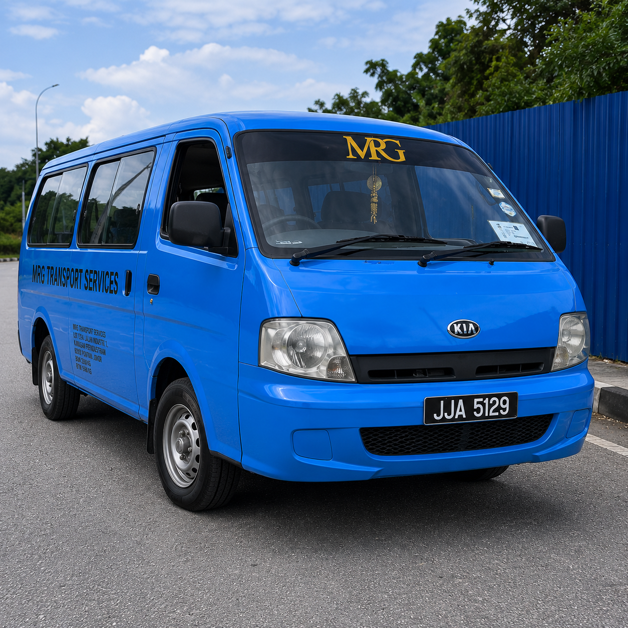 MRG factory van transportation service